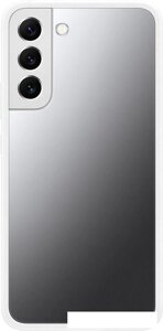 Чехол для телефона Samsung Frame Cover для S22+прозрачный с белой рамкой)