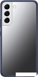 Чехол для телефона Samsung Frame Cover для S22+прозрачный с темно-синей рамкой)