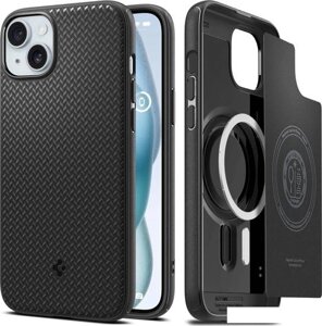 Чехол для телефона Spigen Mag Armor (MagFit) для iPhone 15 ACS06815 (черный)