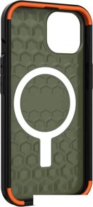 Чехол для телефона Uag для iPhone 14 Civilian for MagSafe Olive 114036117272