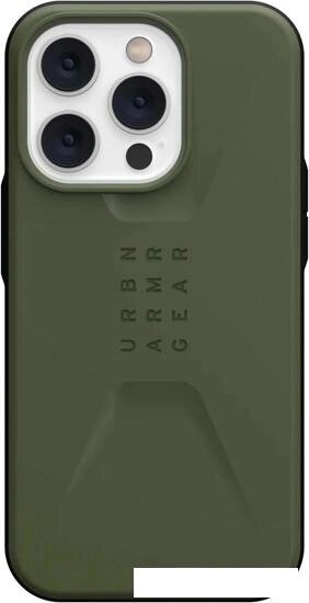 Чехол для телефона Uag для iPhone 14 Pro Civilian Olive 114042117272 от компании Интернет-магазин marchenko - фото 1