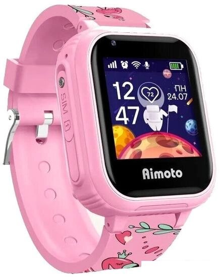 Детские умные часы Aimoto Pro 4G (фламинго) от компании Интернет-магазин marchenko - фото 1