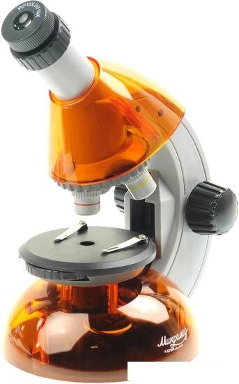 Детский микроскоп Микромед Атом 40x-640x 27389 (апельсин) от компании Интернет-магазин marchenko - фото 1