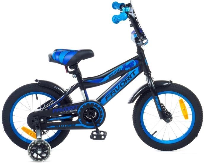 Детский велосипед Favorit Biker 14 BIK-14BL (синий) от компании Интернет-магазин marchenko - фото 1