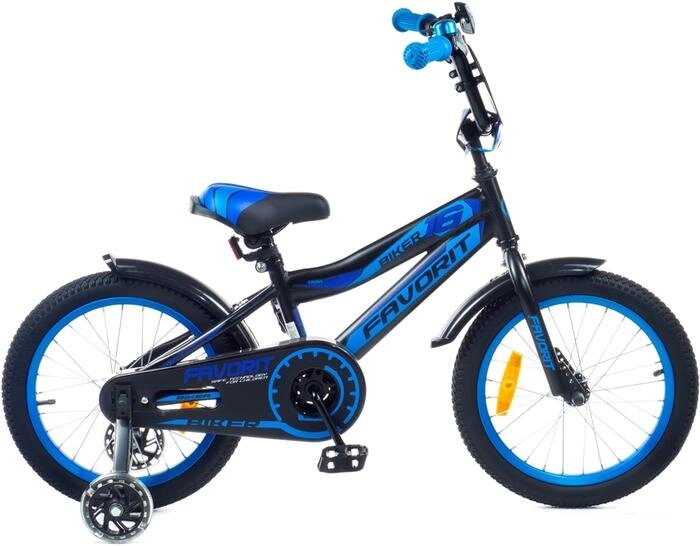 Детский велосипед Favorit Biker 16 BIK-16BL (синий) от компании Интернет-магазин marchenko - фото 1