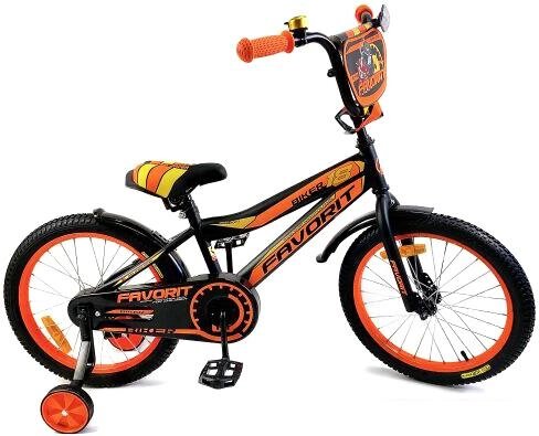 Детский велосипед Favorit Biker BIK-18 (оранжевый) от компании Интернет-магазин marchenko - фото 1