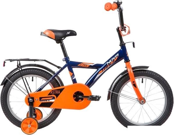 Детский велосипед Novatrack Astra 16 163ASTRA. BL20 (синий/оранжевый, 2020) от компании Интернет-магазин marchenko - фото 1