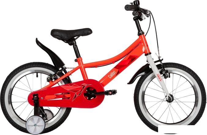 Детский велосипед Novatrack Calibri V 16 2022 167CALIBRI1V. CRL22 (красный) от компании Интернет-магазин marchenko - фото 1