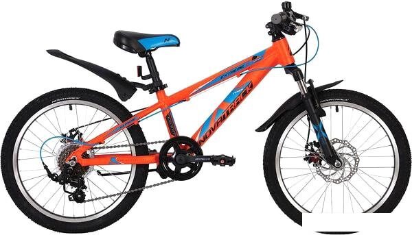 Детский велосипед Novatrack Extreme 20 20AH7D. EXTREME. OR20 (оранжевый/черный, 2020) от компании Интернет-магазин marchenko - фото 1