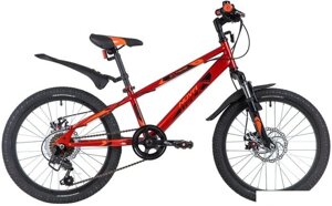 Детский велосипед Novatrack Extrime 6. D 2021 20SH6D. EXTREME. RD21 (красный)