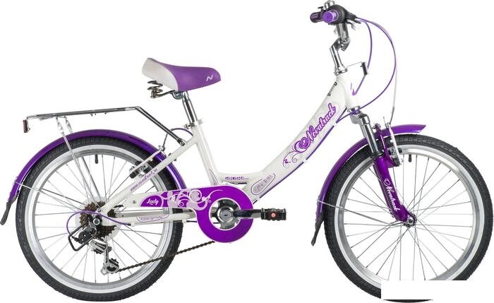 Детский велосипед Novatrack Girlish line 20 20AH6V. GIRLISH. WT9 (белый, 2019) от компании Интернет-магазин marchenko - фото 1