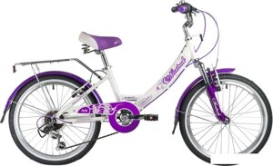 Детский велосипед Novatrack Girlish line 20 20AH6V. GIRLISH. WT9 (белый, 2019)
