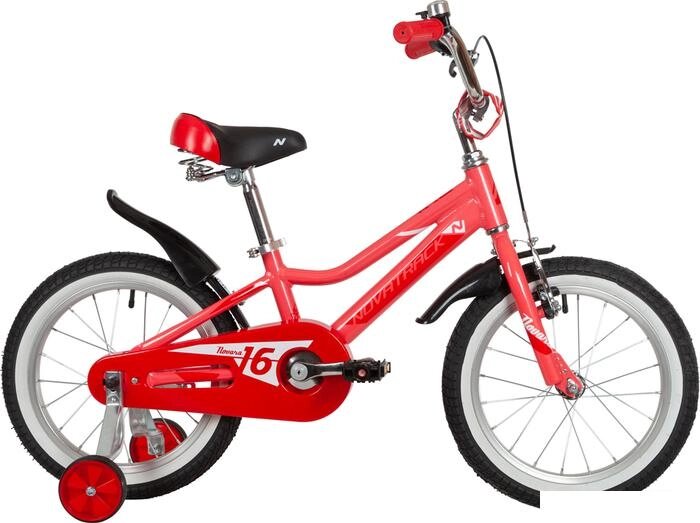Детский велосипед Novatrack Novara 16 2022 165ANOVARA. CRL22 (красный) от компании Интернет-магазин marchenko - фото 1