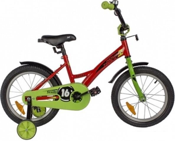 Детский велосипед Novatrack Strike 16 2022 163STRIKE. GN22 (красный) от компании Интернет-магазин marchenko - фото 1