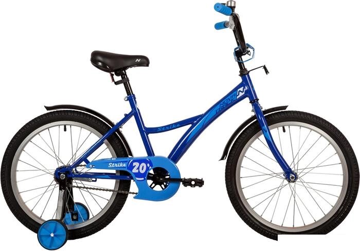 Детский велосипед Novatrack Strike 20 2022 203STRIKE. BL22 (синий) от компании Интернет-магазин marchenko - фото 1