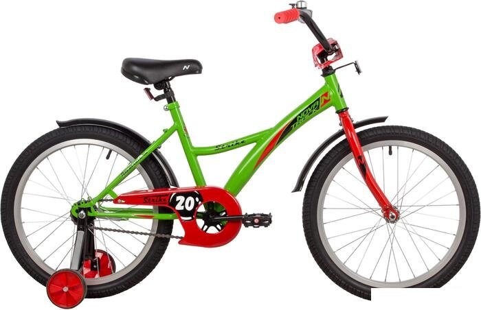 Детский велосипед Novatrack Strike 20 2022 203STRIKE. GN22 (зеленый) от компании Интернет-магазин marchenko - фото 1