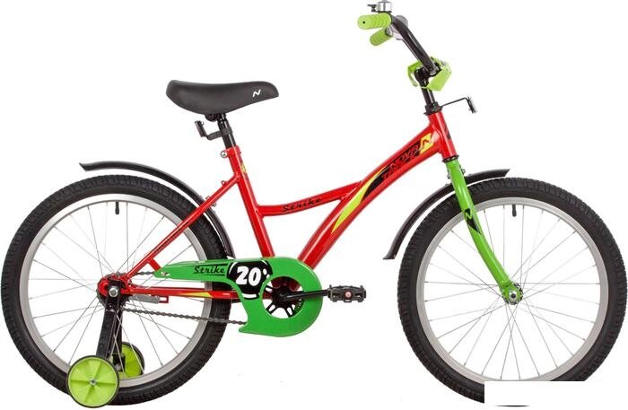 Детский велосипед Novatrack Strike 20 2022 203STRIKE. RD22 (красный) от компании Интернет-магазин marchenko - фото 1