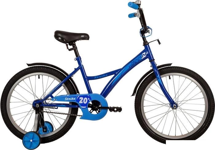 Детский велосипед Novatrack Strike 20 2022 203STRIKE. VL22 (синий) от компании Интернет-магазин marchenko - фото 1