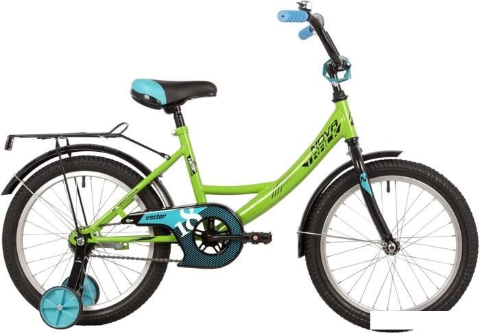 Детский велосипед Novatrack Vector 18 2022 183VECTOR. GN22 (зеленый) от компании Интернет-магазин marchenko - фото 1