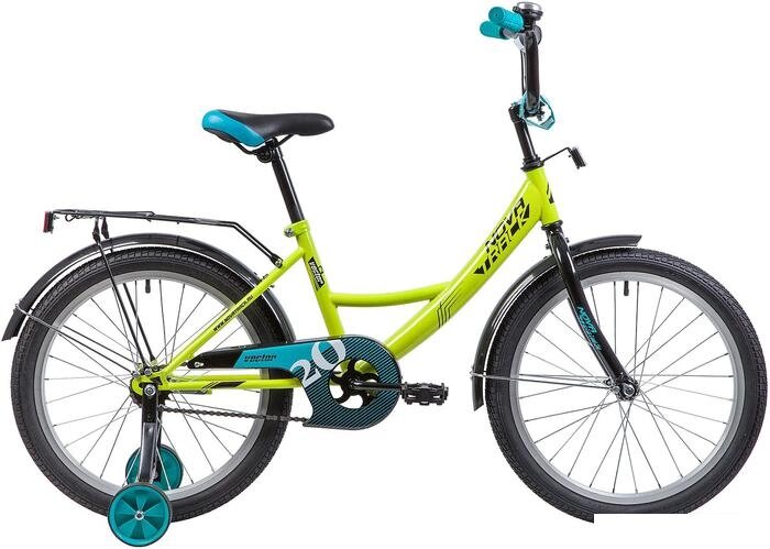 Детский велосипед Novatrack Vector 20 2022 (зеленый) от компании Интернет-магазин marchenko - фото 1