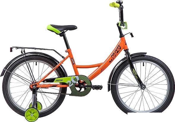 Детский велосипед Novatrack Vector 20 (оранжевый/желтый, 2019) от компании Интернет-магазин marchenko - фото 1