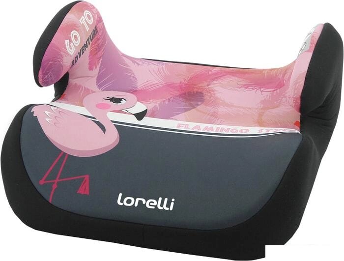 Детское сиденье Lorelli Topo Comfort 2020 (серый/розовый, фламинго) от компании Интернет-магазин marchenko - фото 1