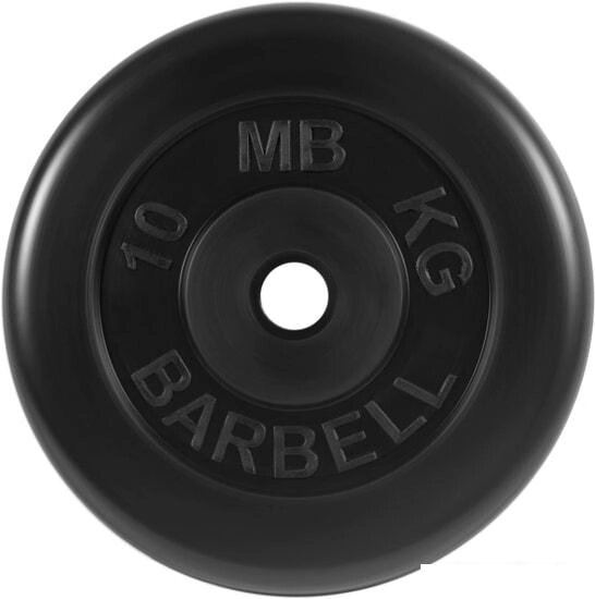 Диск MB Barbell Стандарт 26 мм (1x10 кг) от компании Интернет-магазин marchenko - фото 1