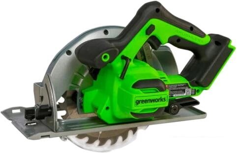 Дисковая (циркулярная) пила Greenworks GD24CS 1500907 (без АКБ) от компании Интернет-магазин marchenko - фото 1