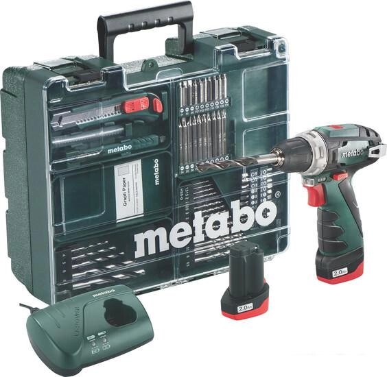 Дрель-шуруповерт Metabo PowerMaxx BS Basic Set [600080880] от компании Интернет-магазин marchenko - фото 1