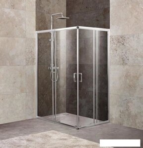 Душевой уголок BelBagno UNIQUE-A-2-75/90-P-Cr (рифленое стекло)