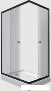 Душевой уголок Triton Вента Блэк А1 100х80 (прозрачное стекло)