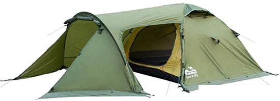 Экспедиционная палатка TRAMP Cave 3 v2 (зеленый) от компании Интернет-магазин marchenko - фото 1