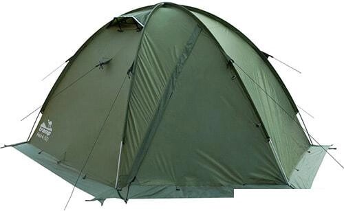 Экспедиционная палатка TRAMP Rock 4 v2 (зеленый) от компании Интернет-магазин marchenko - фото 1