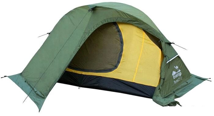 Экспедиционная палатка TRAMP Sarma 2 v2 (зеленый) от компании Интернет-магазин marchenko - фото 1