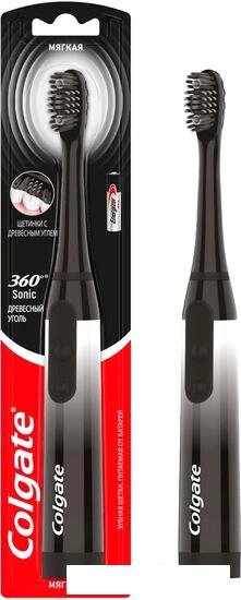 Электрическая зубная щетка Colgate 360 Sonic (древесный уголь) от компании Интернет-магазин marchenko - фото 1