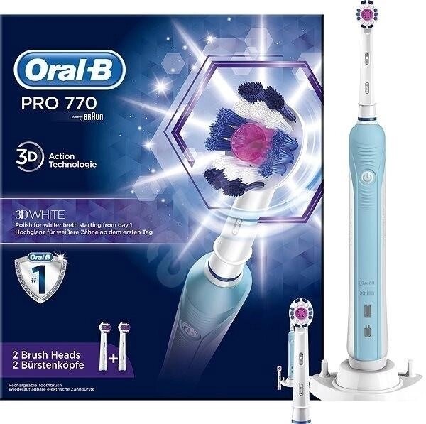 Электрическая зубная щетка Oral-B Pro 770 3D White D16.524. U от компании Интернет-магазин marchenko - фото 1