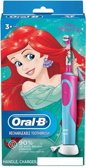 Электрическая зубная щетка Oral-B Vitality 100 Kids Princess от компании Интернет-магазин marchenko - фото 1