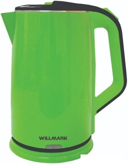 Электрочайник Willmark WEK-2012PS (зеленый/черный) от компании Интернет-магазин marchenko - фото 1