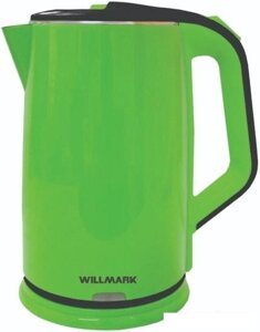 Электрочайник Willmark WEK-2012PS (зеленый/черный)