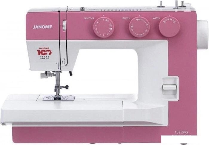 Электромеханическая швейная машина Janome 1522PG Anniversary Edition от компании Интернет-магазин marchenko - фото 1