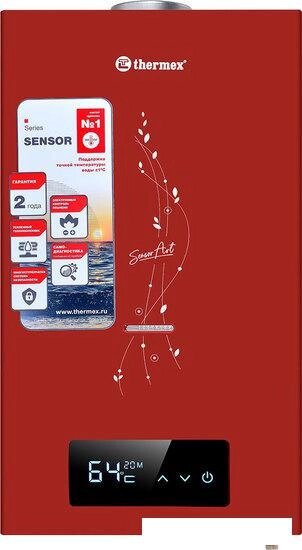 Газовая колонка Thermex S 20 MD (Art Red) от компании Интернет-магазин marchenko - фото 1