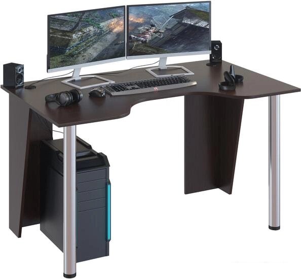 Геймерский стол Сокол КСТ-18 (венге) от компании Интернет-магазин marchenko - фото 1