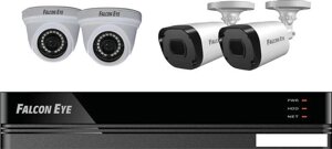 Гибридный видеорегистратор Falcon Eye FE-104MHD KIT Офис SMART