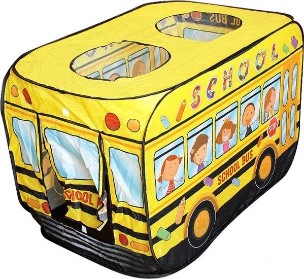 Игровая палатка Darvish Школьный автобус (50 шаров) DV-T-1682 от компании Интернет-магазин marchenko - фото 1