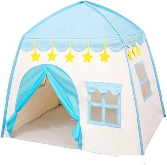 Игровая палатка Nino Чудесный домик (голубой) от компании Интернет-магазин marchenko - фото 1