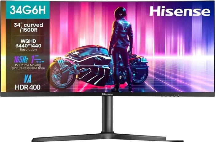 Игровой монитор Hisense 34G6H от компании Интернет-магазин marchenko - фото 1