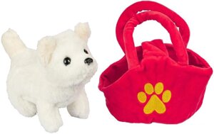 Интерактивная игрушка Bondibon Собака в сумочке ВВ4615