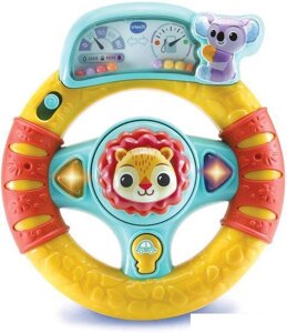 Интерактивная игрушка VTech Интерактивный руль В дорогу со львом 80-536626