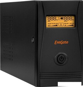 Источник бесперебойного питания ExeGate SpecialPro Smart LLB-600. LCD. AVR. EURO. RJ. USB