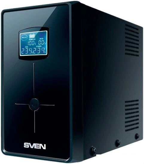 Источник бесперебойного питания SVEN Pro+ 1500 (LCD, USB) от компании Интернет-магазин marchenko - фото 1